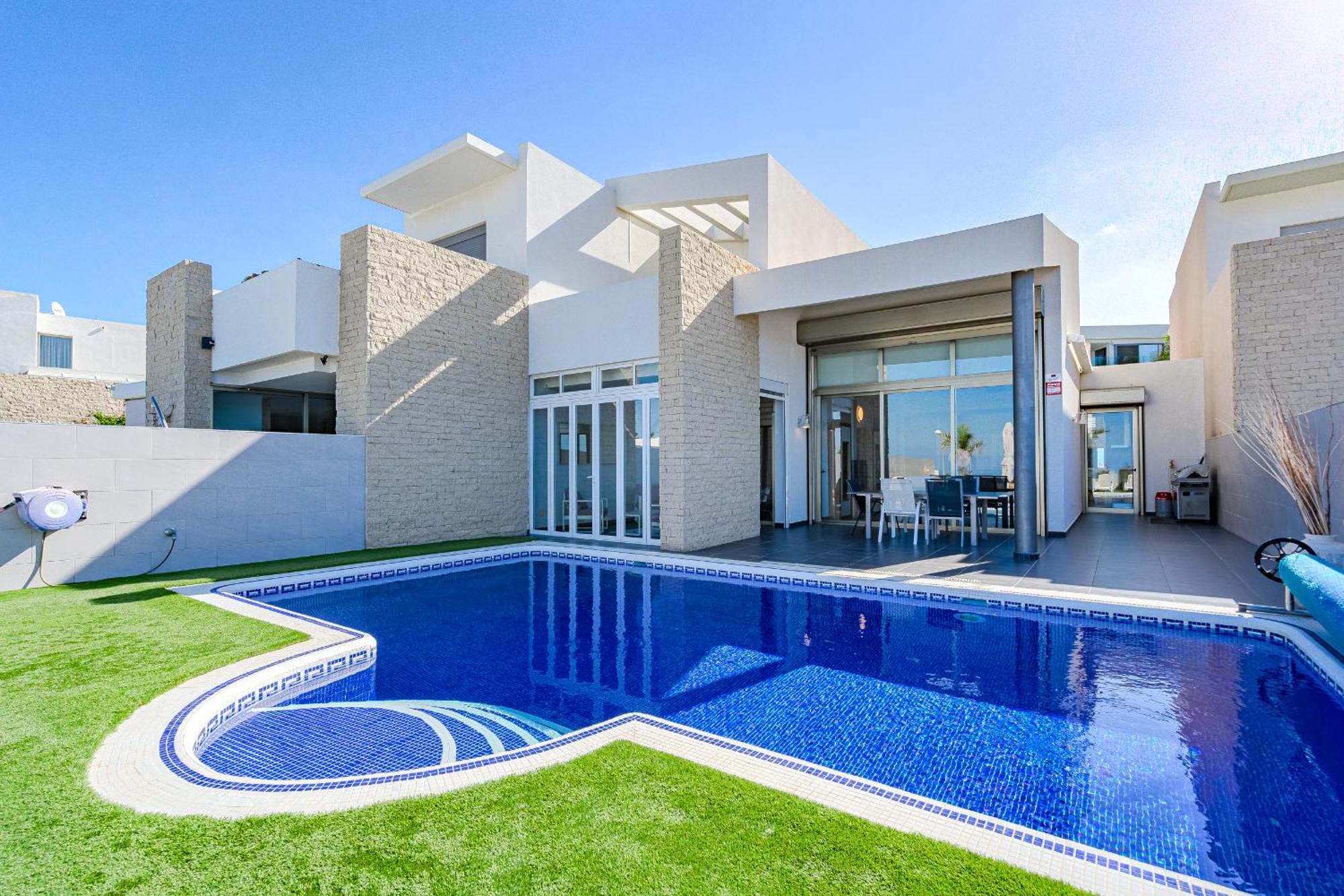 Villa Elisabetta, Luxury Villa With Heated Pool Ocean View In Adeje, Tenerife Costa Adeje Dış mekan fotoğraf