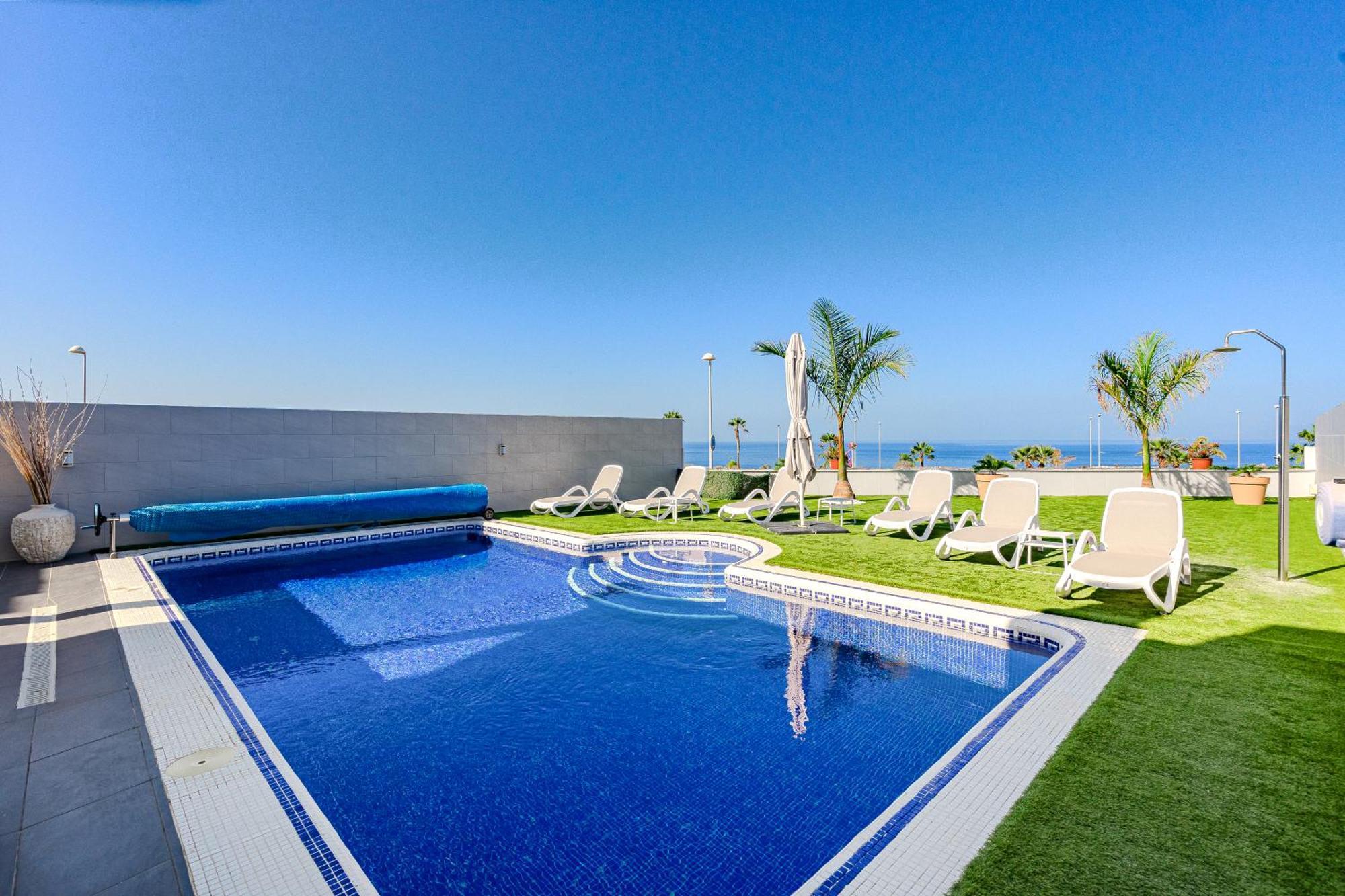 Villa Elisabetta, Luxury Villa With Heated Pool Ocean View In Adeje, Tenerife Costa Adeje Dış mekan fotoğraf